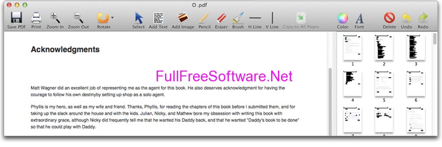 Free Download PDF Editor for Mac