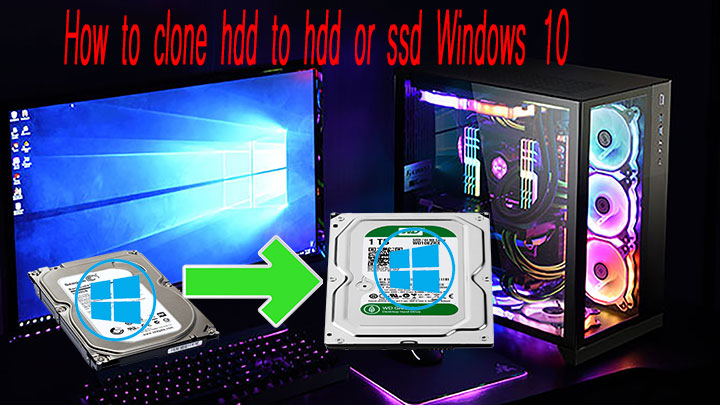 How to clone HDD to SSD or bigger HDD