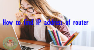 How to find IP address of router