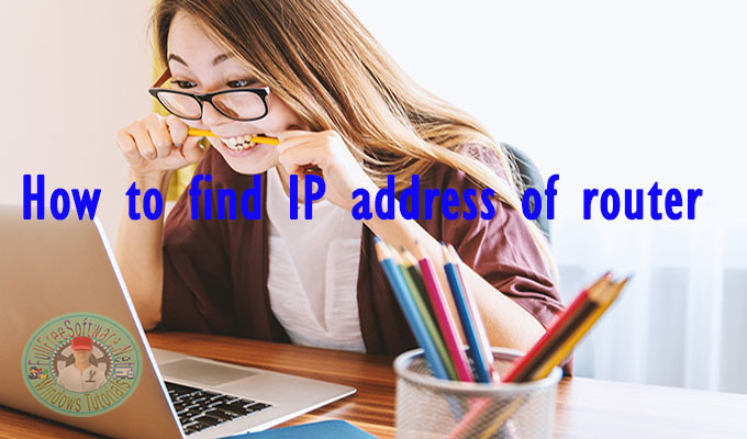 How to find IP address of router 
