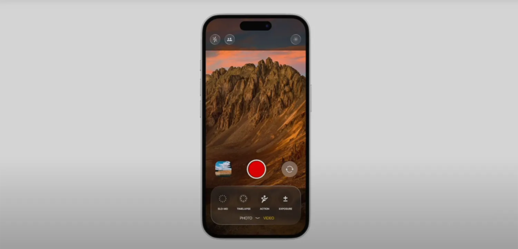 Camera App in iOS 19