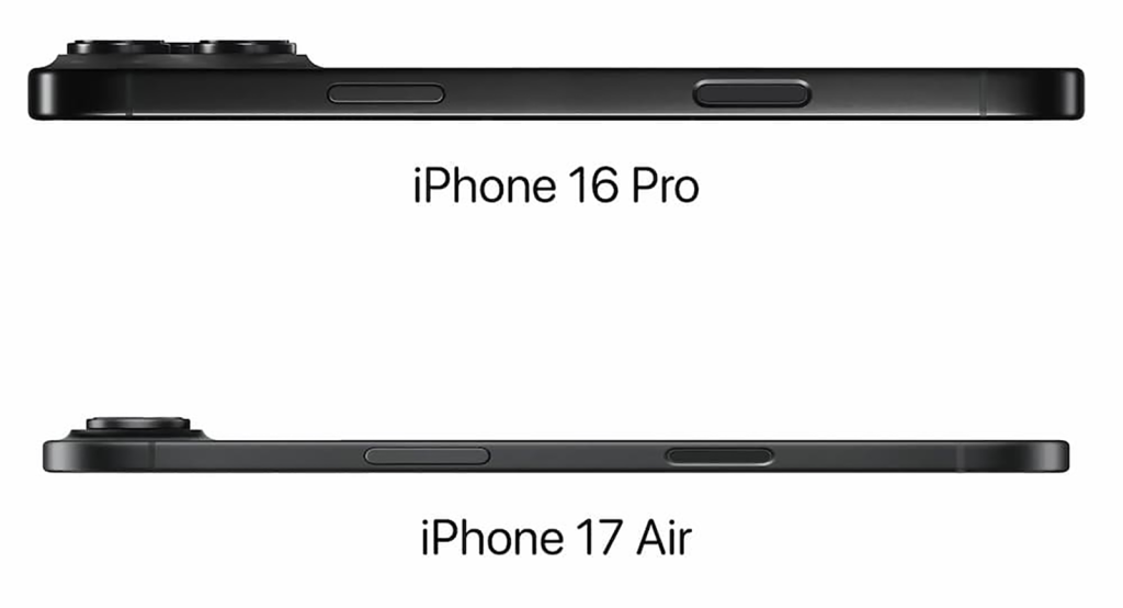 iPhone 16 Pro vs iPhone 17 Air