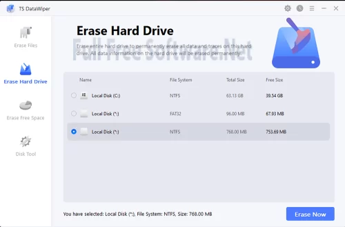 Free TS DataWiper for Windows Giveaway